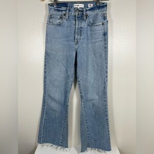 RE/DONE Originals 2017 High Rise Crop Flare in ultra light